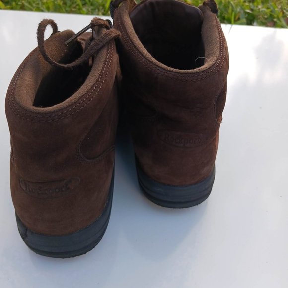 Rockport Men's Leather  boots size 5.5 brown Grade School kids - Picture 5 of 16